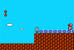 Birdo is an unusual and iconic enemy in the Super Mario mythos. He makes his first appearance in Super Mario Bros. 2.